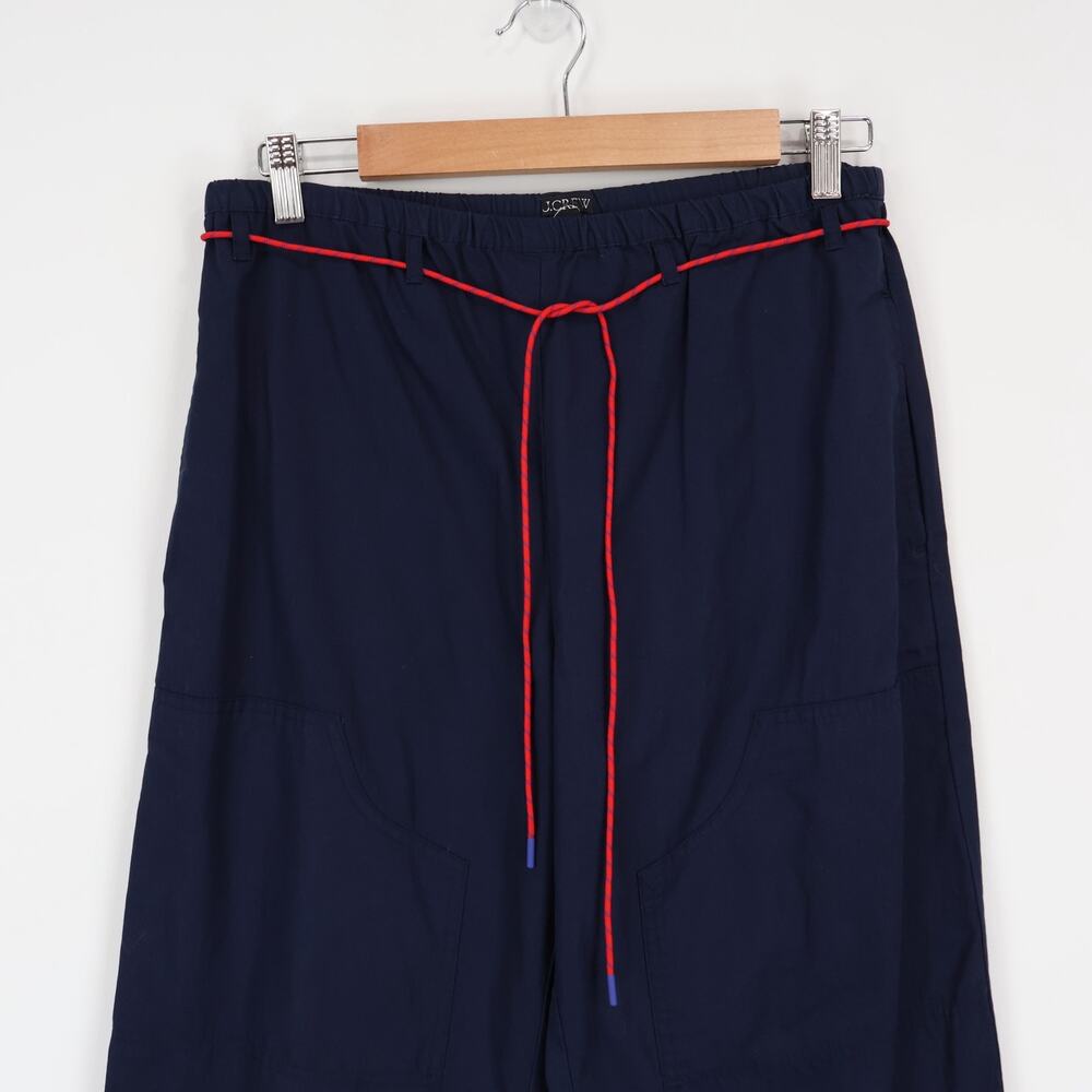J.Crew Luna Utility Pant Navy Blue Removable Paracord Belt Size XS NWT - Picture 3 of 8